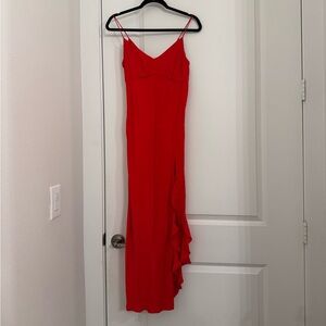 Zara long Red Dress